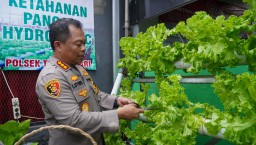 Surprise..!! Polsek Tambaksari Hadirkan Kebun Hidroponik, Ini Tanggapan Kapolrestabes Surabaya.