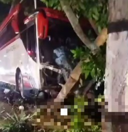 Tragedi di Kota Batu: Bus Pariwisata Sakhindra Hantam Pengendara, 4 Tewas, Puluhan Luka-Luka