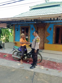 Jalin komunikasi Bhabinkamtbmas Polsek gunung jati Polres Cirebon Kota bangun Kamtibmas pasca Pilkada