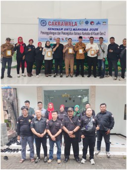 STOP NARKOBA DIUSIA DINI, MEDIA BERITA CAKRAWALA GELAR SEMINAR ANTI NARKOBA 