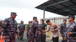 Kapolres Cirebon Kota Hadiri Peringatan Hari Dharma Samudera 2025 di Pantai Kejawanan