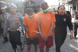 Polres Mojokerto Kota Berhasil Tangkap Anggota Gangster Casper yang Rampas Motor 3 Remaja