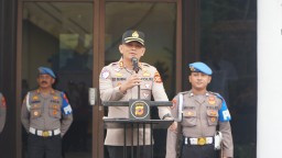 Polres Cirebon Kota Gelar Apel Cipta Kondisi Antisipasi Libur Panjang Tahun Baru Islam dan Imlek 2025