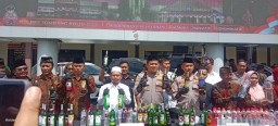 Polres Jombang Berhasil Menyita Ribuan Minuman Keras Berbagai Merek