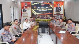 Polres Cirebon Kota Gelar Vicon Latpraops Pekat I Lodaya 2025, Perketat Penindakan Premanisme dan Ke