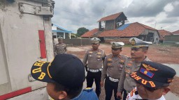 Gandeng Dishub, Satlantas Majalengka Razia Truk Over Dimensi