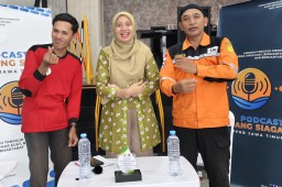 F-PRB Jawa Timur Gelar Podcast Sosialisasi Pengurangan Risiko Bencana