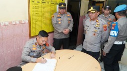 Wakapolres Cirebon Kota Lakukan Pengecekan Tahanan di Polsek Utbar dan Kesambi