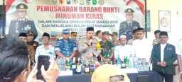 Polres Jombang Berhasil Musnahkan Ribuan Minuman Keras