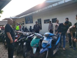 Polres Malang Tertibkan Balap Liar di Dau, 25 motor dan 1 Mobil Pick Up Diamankan 