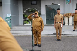 Bupati Jombang Pimpin Apel Perdana Dilingkup Sekertariat Daerah Kabupaten Jombang