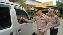 Jelang Mudik Lebaran, Kapolres Cirebon Kota Sosialisasikan Keselamatan Berkendara