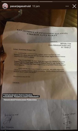 Polsek Seltim Lakukan Klarifikasi Terkait Surat Edaran Permintaan THR oleh KPJ di Pasar Jagasatru