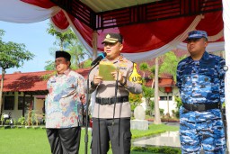 Polres Jombang Gelar Apel Pasukan Ketupat, Siap Amankan Idul Fitri 1446 H/2025 M