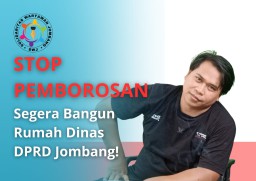Ketua SWJ Angkat Bicara, Segera Bangun Rumah Dinas DPRD Jombang
