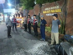Polres Pamekasan Siagakan Personel di Gereja Pastikan Ibadah Paskah Aman
