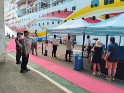 Polres Pelabuhan Tanjung Perak Laksanakan KRYD untuk Arus Balik Jalur Laut.
