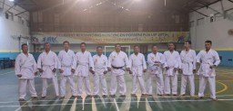 Pasca Lebaran, Satpam HPI - PLN UIP JBTB Tingkatkan Latihan Karate Demi Keamanan Optimal
