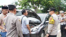 Kapolres Cirebon Kota Tinjau Posyan Rest Area 208B Tol Palikanci, Pastikan Arus Balik Lebaran 2025 Aman dan Nyaman