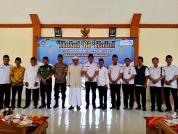 Menggelar Acara Halal Bihalal idul Fitri 1446H Pererat Sinergi Dan Kebersamaan kecamatan karangbinangun