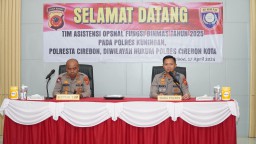 Asistensi Opsnal Fungsi Binmas TA 2025 Digelar di Polres Cirebon Kota, Fokus Penguatan Peran Bhabinkamtibmas