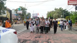Kapolres Cirebon Kota Kawal Langsung Aksi Damai Solidaritas untuk Palestina