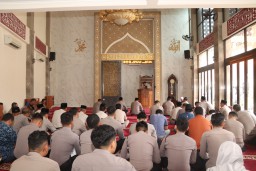 Pembinaan Rohani dan Mental Polres Cirebon Kota, Tingkatkan Keimanan Personel di Bulan Syawal