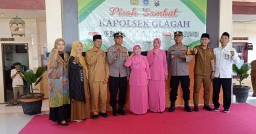 Halal Hihalal dan Pisah Sambut Kapolsek Glagah Berjalan Meriah Dan Penuh Keakraban