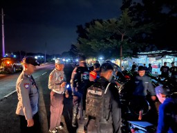 Polresta Banyuwangi Gelar KRYD Amankan Puluhan Motor Tak Standar