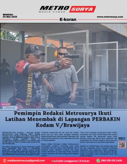 Akurasi Maksimal: Pemred Metrosurya Tunjukkan Skill Tembak Target Tanpa Sisa!