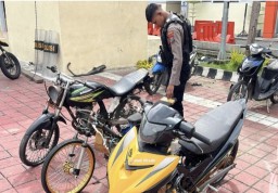 Polres Gresik Amankan Tiga Motor Balap Liar, Patroli Dini Hari Sasar Titik Rawan Kejahatan