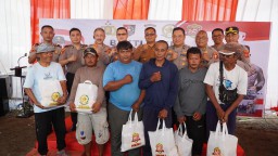 Serdik Sespimma Lemdiklat Angkatan ke-73 Gelar Bakti Sosial, Santunan Anak Yatim