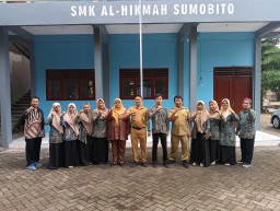 Kunjungan Pengamatan Langsung Cabdin Jombang di SMK Al-Hikmah Sumobito