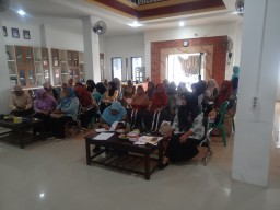 PKK Desa Karangtengah Rapat Rakordes Bulanan di Balaidesa Karangtengah Kecamatan Karangsembung Cirebon
