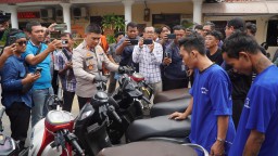 Polres Cirebon Kota Bongkar Sindikat Curanmor, Salah Satu Pelaku Baru Bebas dari Penjara