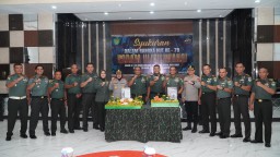 HUT ke-79 Kodam III/Siliwangi, Kapolres Cirebon Kota Beri Kejutan di Korem 063/SGJ