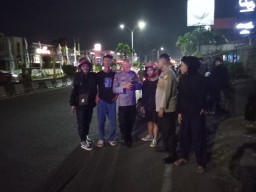 Cegah Gangguan Kamtibmas, Polsek Kedawung Patroli Antisipasi Konvoi Viking Cirebon Bersatu