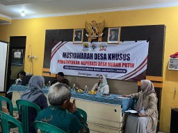 Musyawarah Desa Khusus Pembentukan Koperasi "Merah Putih" di Desa Luwung