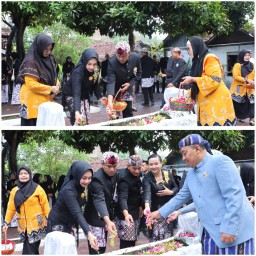 Kapolres Lamongan Hadiri Ziarah dan Tabur Bunga di Makam Leluhur dalam rangka Hari Jadi Lamongan ke -456