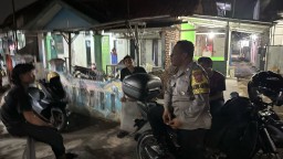 Bhabinkamtibmas Polsek Utbar Sambangi Warga Kebonbaru, Sampaikan Pesan Kamtibmas