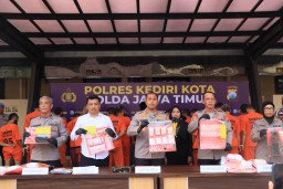 Berantas Narkoba Polres Kediri Kota Berhasil Amankan Puluhan Tersangka*