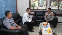Pererat Sinergitas, Kapolres Cirebon Kota Terima Kunjungan Kepala Lapas Kelas I Cirebon