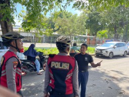 Anggota Sat Samapta Polres Cirebon Kota Laksanakan Patroli Sepeda Jaga Keamanan Wilayah