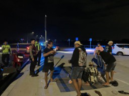 Sat Samapta Polres Lamongan Gelar Patroli Harkamtibmas Antisipasi Balap Liar di Jalan Lingkar Utara