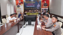 Polres Cirebon Kota Ikuti Latpra Ops Jaran Lodaya 2025 Tingkat Polda Jabar Secara Virtual