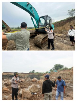 Polresta Cirebon Segel Tambang Galian C Diduga Ilegal di Beber, Langkah Tegas Cegah Bencana dan Pelanggaran Hukum