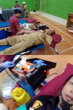 Kegiatan Donor Darah di Desa Cibogo Kecamatan Waled: Membangun Kepedulian Sosial