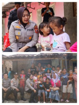 Kapolresta Cirebon Sentuh Langsung Warga dan Anak Stunting, Wujudkan Kepedulian Nyata untuk Generasi Sehat