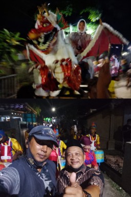 Kuwu Mekarsari Bersama Ribuan Warga Mekarsari “Gelar Tradisi Pawai Obor dan Kembang Api, Sambut Tahun Baru Islam