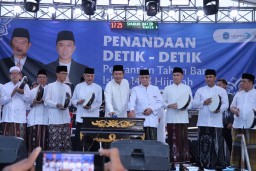 Kapolres Lamongan Hadiri Penandaan Detik-Detik Pergantian Tahun Baru Islam 1447 H di Alun-Alun Lamongan